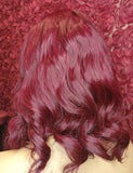 Anastasia - Burgundy Loose Wave Glueless Pre-Cut 4x4 lace Wig