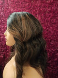 Glueless HD Highlight  Hair Honey Blonde Body Wave 5x5 Closure